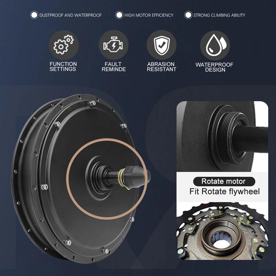عجلة محرك دراجة كهربائية MTX 4 - مراجعة 72V 5000W Hub Motor Kit وسعره