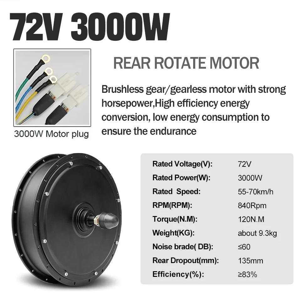 طقم تحويل دراجة كهربائية MTX39 - مراجعة Ebike Conversion Kit 72V 3000W وسعره
