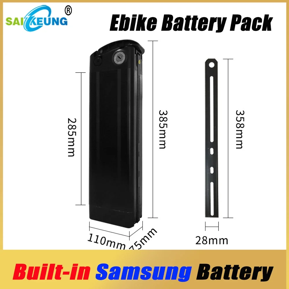 دراجة كهربائية SilverFish 48v  - مراجعة Ebike Battery 48V 20Ah Hailong وسعره